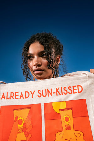 Already sun-kissed bag